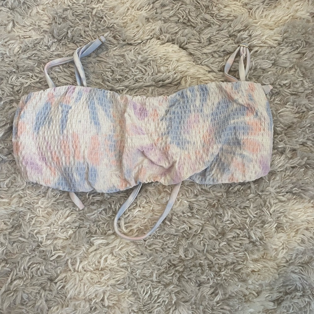 Pastel Tye Die Bikini Top - Hollister - Size: XS
